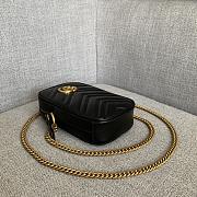 Gucci GG Marmont Mini Bag Black 17x11x5cm - 4