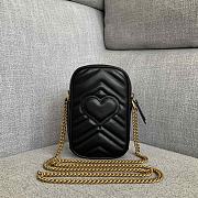 Gucci GG Marmont Mini Bag Black 17x11x5cm - 2