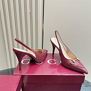 Gucci Women's Horsebit Pump Red 8.5cm - 4