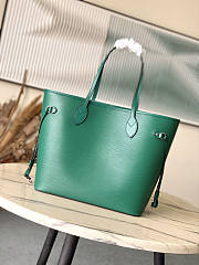 Louis Vuitton LV Neverfull MM Green Epi 31x28x14cm - 3