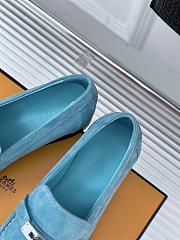 Hermes Destin Loafer Vert Deau - 5