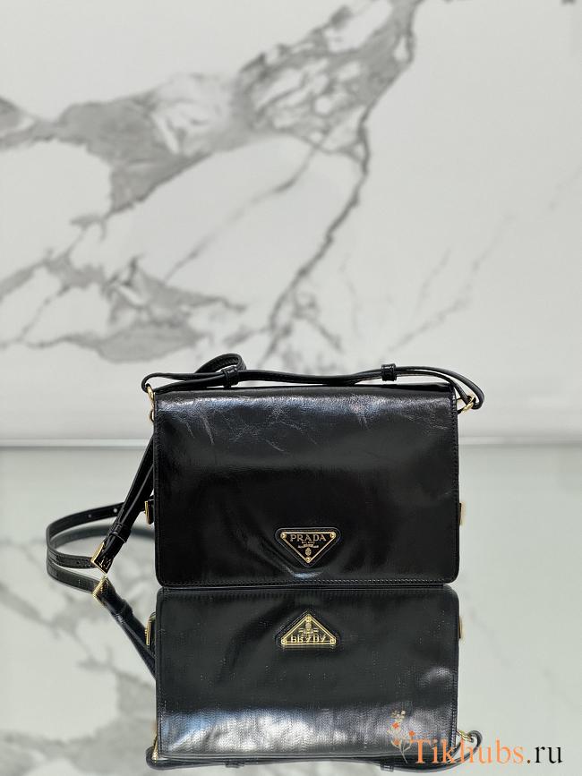 Prada Black Leather shoulder Bag 23x15x8.5cm - 1