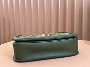 Gucci Blondie small shoulder bag Suede Dark Green 26x16x8cm - 6