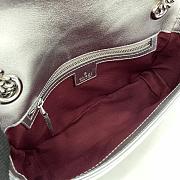 Gucci GG Marmont Small Silver Shoulder Bag 26x15x7cm - 5