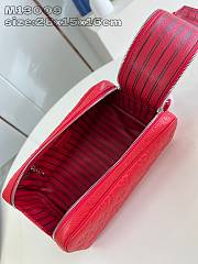 Louis Vuitton LV Dopp Kit Red 28x16.5x15cm - 5