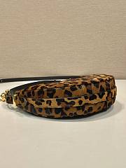 Prada Arqué Printed Leather Shoulder Bag 22.5x18.5x6cm - 4