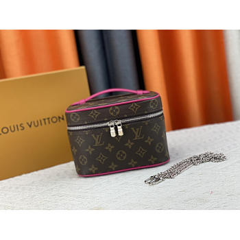 Louis Vuitton LV Nice Mini Cosmetic Bag Pink 20x13.5x12cm