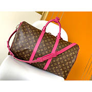 Louis Vuitton LV Keepall Bandouliere 45 Pondichery Pink 45x27x20cm - 4