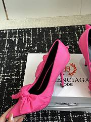 Balenciaga Knife Knot 110mm Pump Bright Pink - 3