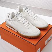 Hermes Tenis Jet White Sneaker - 1