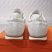 Hermes Tenis Jet White Sneaker - 3