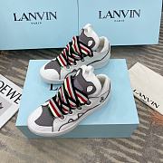 Lanvin Curb Casual Sneakers White Grey - 1