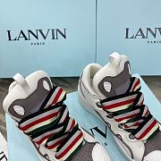 Lanvin Curb Casual Sneakers White Grey - 4