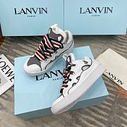 Lanvin Curb Casual Sneakers White Grey - 2