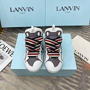 Lanvin Curb Casual Sneakers White Grey - 3