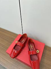 Valentino Garavani VLogo Locker Patent Red Mary Jane flat - 2