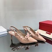 Valentino Garavani Beige Patent Heel 7cm - 1