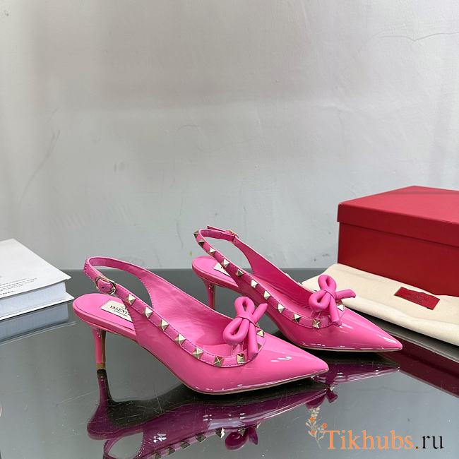 Valentino Garavani Pink Patent Heel 7cm - 1