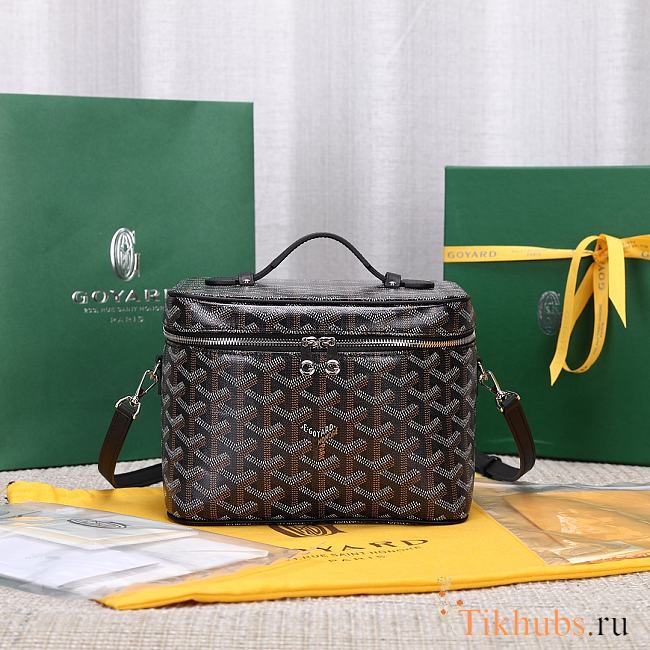 Goyard Muse Vanity Case Bag Black 16x14x20cm - 1