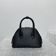 The Row Mini Devon Bag Black Leather 24x12x16cm - 4