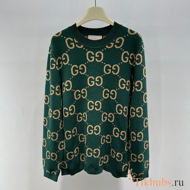 Gucci GG Jacquard Wool Sweater - 1