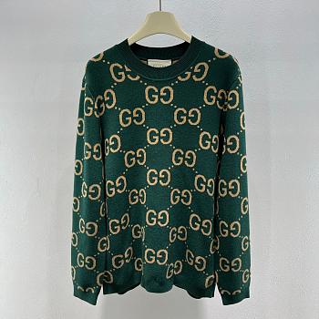 Gucci GG Jacquard Wool Sweater