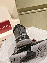 Gucci Men's Ripple Sneaker Black Mesh - 5