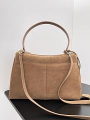 Balenciaga Rodeo Large Handbag Brown Suede 40x30x13cm - 2