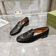 Gucci Horsebit GG Loafers Black - 1