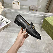 Gucci Horsebit GG Loafers Black - 4