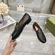 Gucci Horsebit GG Loafers Black - 3