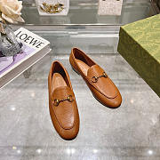 Gucci Horsebit GG Loafers Brown - 1