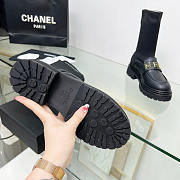 Chanel Sheepskin Boots in Black - 4