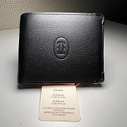 Cartier Coin/Banknote/Credit Card Wallet Black 12x9.5cm - 1