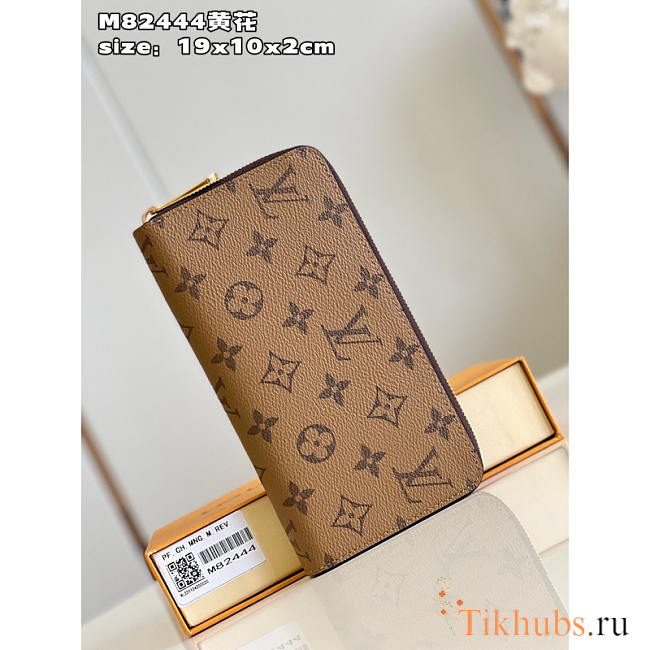 Louis Vuitton LV Zippy Wallet Monogram Canvas 19.5x10.5x2.5cm - 1