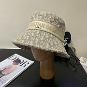 Dior Oblique Bucket Hat Beige - 1