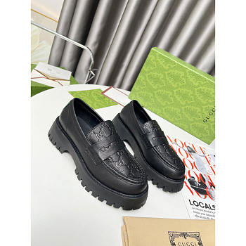 Gucci GG Lug Sole Loafer Black