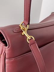 Balenciaga Rodeo Medium Handbag Red Smooth 34x11x24cm - 4