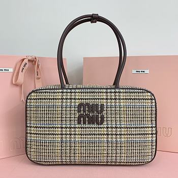 Miu Miu Tote Bag Tweed 34x10x23cm