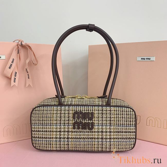 Miu Miu Tote Bag Tweed 27x12x9cm - 1