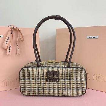 Miu Miu Tote Bag Tweed 27x12x9cm