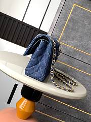 Chanel Flap Bag Denim Blue 25cm - 2