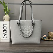 Loewe Anagram Tote Classic Calfskin Grey 29x14x25cm - 1