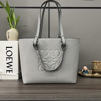 Loewe Anagram Tote Classic Calfskin Grey 29x14x25cm