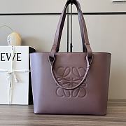 Loewe Anagram Tote Classic Calfskin Red Wine 29x14x25cm - 1