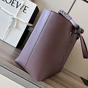 Loewe Anagram Tote Classic Calfskin Red Wine 29x14x25cm - 6