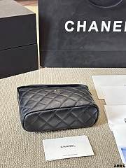 Chanel Black Lambskin Bag 20x15cm - 6