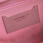 Chanel 24A Shiny Calfskin Shouder Bag Pink 29x19x13cm - 6