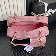 Chanel 24A Shiny Calfskin Shouder Bag Pink 29x19x13cm - 2