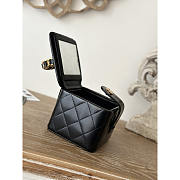 Chanel Mini Vanity Case Bags Black 11x9.5x8.5cm - 5